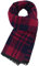 Zando Winter Schal Herren,Super Weich Karierter Schal Angedickt Winddicht und Warm Herrenschal Rot & Schwarz