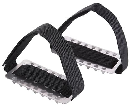 MagiDeal Schuhspikes, Traktionsstollen, Schuhkrallen für Schuhe, rutschfeste EIS-Steigeisen, Spikes, Schneeschuh-Steigeisen zum Wandern, Joggen