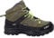 CMP Unisex Kinder Kids Rigel Mid Trekking Shoes Wp Wanderschuhe, Olive Yellow Fluo, 35 EU