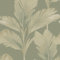 Papier peint feuille de palmier tropicale Belgravia Kailani avec finition mate vert sauge 59120