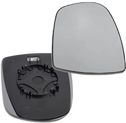 TXBZQKJ Spiegelglas für Opel Vivaro A B SeitentüR AußEnspiegel Links Rechts Beheizt mit TräGerplatte,right-2001-2014(up)