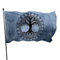 Wikinger-Lebensbaum-Runenflagge, Einseitige Gartenflagge Aus Polyester Für Den Außenbereich, Geschenk, Hängebanner, Heimdekoration, 91 X 152 Cm