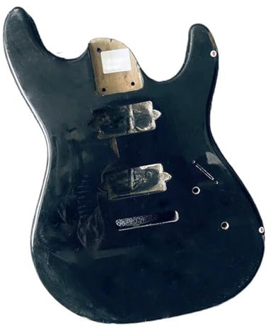 Professioneller Gitarrenkorpus Schwarze 6 Saitige E Gitarre Mit Lindenkorpus