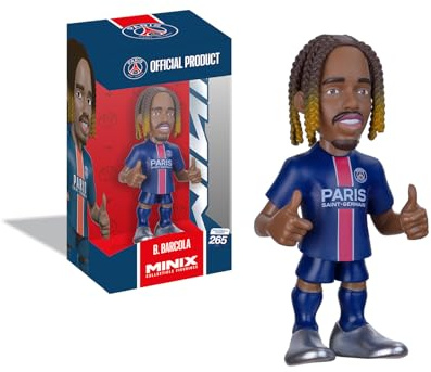 MINIX - Football Stars #265 - PSG - Barcola - Sammelfigur 12 cm
