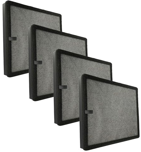 vhbw 4X Luftilter kompatibel mit Medion MD 10444, 10378 Luftreiniger - Kombifilter Vorfilter + HEPA + Aktivkohle