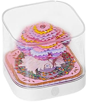 3D Kalenderkunst 2026 Baumform Beleuchtete Papierschnitzerei