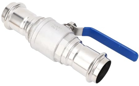 Fafeicy Presskugelhahn 2 Zoll DN50 1000PSI WOG, Kugelhahn aus Edelstahl 304 für Wasser, Öl, Dampf, Manuelle Pressverbindung für die Mechanische Fertigung, Automobilindustrie