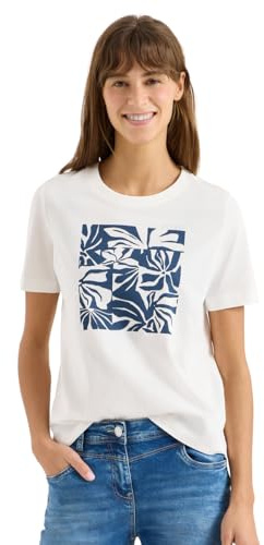 Damen T-Shirt mit Rundhals und Frontprint