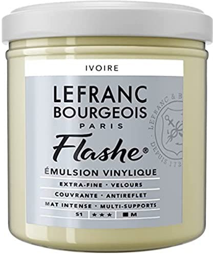 Lefranc Bourgeois Acrílico, Marfil, 125ml Tube - Vinylfarbe