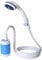 Douche de camping Douche portable Douche extérieure Douche électrique portative,Ajustement des stalles de débit d'eau,Batterie rechargeable 4800mAh,Contrôle du débit et vanne d'arrêtl （Bleu）