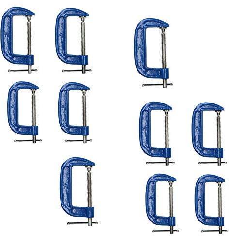 4 / 100mm Heavy Duty G Clamp C C Grip Holder Clasp Vice Clamping 10 Pack