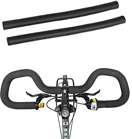 Bicycle Handlebar Grips Cover Racing Bike Sponge Foam Rubber Tube Flexible Cuttable Handlebar Cover Foam Grips,Pack of 2 Piece,Inner Diameter 21mm/0.83inch