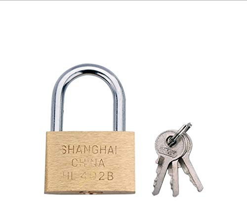 Bloquear 25mm Abierta, 3 Teclas de Acceso Bloqueo de la vigueta, pequeño candado, candado de Cobre