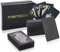 Trendcool Carte Poker. Carte da Gioco. Carte da Poker. Poker Cards. Gold, Black. (Black & Box)