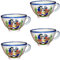 Bowl bzh Bolée à cidre Couple Breton Bugel fabriqué en Bretagne (4) - Céramique - Handmade from ceramic - 2 litres - Soupe - Fleurs,France - Champêtre Française - Ronde - Adulte