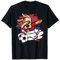 Dabbing Hund Serbien Fußball Mannschaft Serbische Flagge T-Shirt