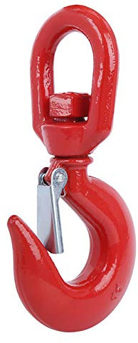 Gancio per gru 5T Gancio a occhiello girevole anti-cracking Gancio di sollevamento per ingegneria edile Attrezzatura generale