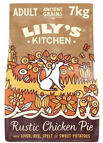 Lily's Kitchen Ancient Grains Chicken and Turkey Complete Adult Natural Dry Dog Food (7kg Bag)