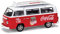 Corgi CC02746 Coca-Cola Volkswagen Campervan Type 2 (T2) Baie vitrée - Modèle Surf Van moulé sous Pression