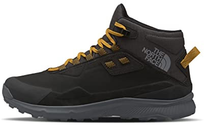 THE NORTH FACE Stivali da trekking impermeabili da uomo in pelle Cragstone, Tnf Nero/Vanadis Grigio, 44 EU