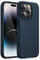 JETech Silicone Case for iPhone 14 Pro 6.1-Inch, Silky-Soft Touch Full-Body Protective Phone Case, Shockproof Cover with Microfiber Lining (Navy)