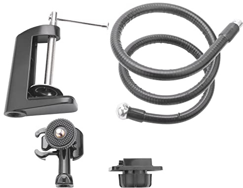 Dellx Webcam Stand, Upgraded Webcam Mount Stand with Flexible Gooseneck Arm and Clamp, Anzug for Webcam C920,C922,C930