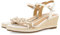 GIOSEPPO Femme Sunol Sandale Cage Espadrille, Blanc, 38 EU