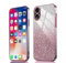 PEIYE Cover per Oppo A18 4G / Oppo A38 4G - Custodia Antiurto in Silicone Morbido, con Bordo Elettroplastificato e Carta Glitter Integrata, Case -Rosa Gradiente