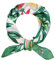 MEANBEAUTY Pañuelo Cuadrado de Satén Para Mujer 70 x 70 cm Pañuelos de Seda Multifunción Bandana -Blumen 4
