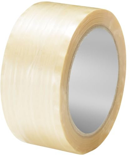 ratioform | PVC-Packband Das Beste | 55 µm | fadenverstärkt | VE 6 Rollen | transparent | Bandbreite 50 mm