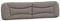 vidaXL Kopfteil Kissen, Kopfteilkissen mit Reißverschluss, Rückenkissen mit hervorragender Rückenlehne, Kopfkissen Lesekissen, Taupe 200cm Stoff