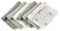 Jané 6er Pack Mehrzweck-Mulltücher, Stillen, natürliches Baumwoll- und Bambusgewebe, Staubmilbenschutz, Ökologisch, 35 x 35 cm, Grün