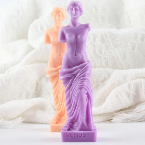 XIAOSHUI Venus-Kerzenformen, Venus, Göttin, Porträt, antike, römische Venus, Harzform, Venus, Silikonformen für Kerzenherstellung, Kerzen, Heimdekoration, Aromatherapie, Gipskerzen, Ton, Handwerk,