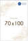 Wackadoo Bilderrahmen 70x100 weiß Fotowand Fotorahmen mit bruchsicherem Acrylglas Italienisches Holz Picture frame