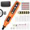 HARDELL Cordless Rotary Tool, 5 Speed Rotary Tool Kit with 61pcs Accessories (5000-18000RPM), Type-C Charging, Rotary Tools for Sanding, Polishing, Drilling, Engraving, Grinding, DIY Craft