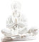 FLCPJGV Hanuman-Statue aus Kunstharz, Skulptur, Sammlerstück, indisches Schreibtisch-Handwerk, dekoratives Schreibtisch-Ornament