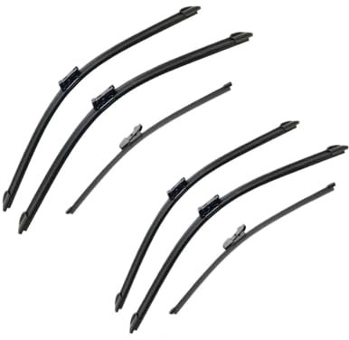 Limpiaparabrisas Coche Limpiaparabrisas Coche Para Seat Para Leon ST Para Wagon Para Estate 2012-2020 Limpiaparabrisas Trasero Delantero Escobilla Goma