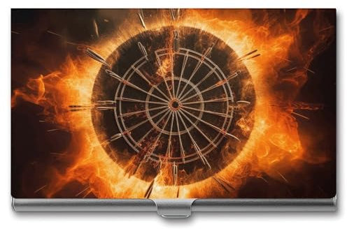 QMNVBDS Porte-cartes de visite fin en métal pour cartes de visite pour homme et femme - Taille unique