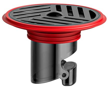 Anti-refoulement de vidange de Sol, Valve Anti-Odeur en Acier Inoxydable 6,8 x 6,8 x 4,5 cm, Bouchon de Baignoire pour buanderie, buanderie, Salle de Bain, Baignoire, bac de Douche, sous-Sol