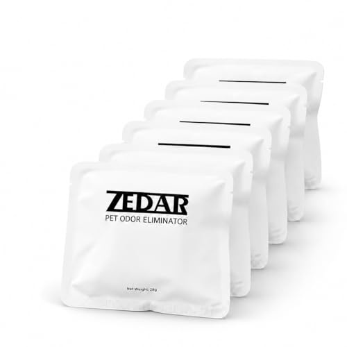 Zedar K1200 Geruchsvernichter - 6 Stück - Für Zedar K1200 Selbstreinigende Katzentoilette, Geruchskontrolle