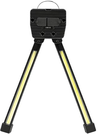 TOXOLL Magnetic COB LED Work Light, Rechargeable Foldable Inspection Lamp, 180° Folding & 90° Adjustable Mechanic Torch, USB-C Portable Garage Light with Hook for Car Repair, Workshop & Emergency