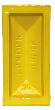 Stolen Form London Ceramic Brick Vase Yellow