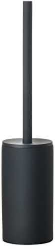 Zone Denmark Solo Toilettenbürste, Klobürste, WC-Bürste aus Porzellan, Stehend, Durchm. 8,4 cm, Höhe 44,8 cm, Schwarz