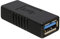 DeLock 4 adaptadores USB 3.0-A hembra/hembra