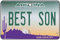 Arizona - Best Son Nummernschild Auto Lufterfrischer