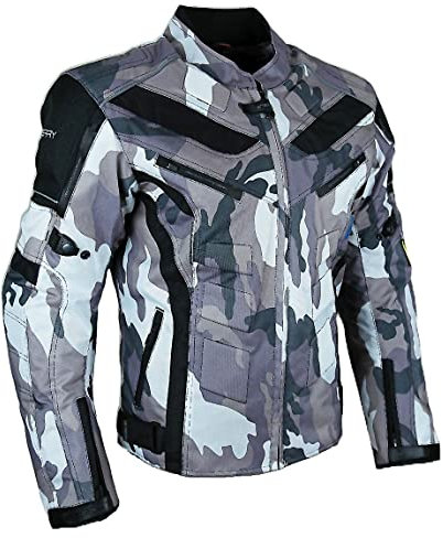 HEYBERRY Motorrad Jacke Motorradjacke Camouflage Urban Gr. 6XL