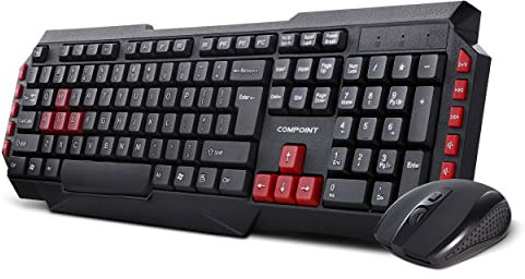 Compoint Wireless Keyboard and Optical Mouse Bundle CP-KM9025W