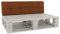 Gutekissen® Palettenkissen Gesteppte Kissen mit Knöpfen, Palettenauflagen Sitzkissen Rückenlehne Gesteppt PFG (Rückenlehne 120x40, Orange)
