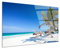 DECLINA, cadre déco, tableau mural, verre acrylique, décoration intérieure, impression photo, paysage plage Caraïbes, art mural, tableau design, cadeau décoration