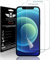 TECHGEAR [2 Pack Screen Protector fits iPhone 12, iPhone 12 Pro 6.1 [Screen Angel Edition] [Case Friendly] [Bubble Free] [FULL Screen Coverage] HD Clear Flexible TPU Film